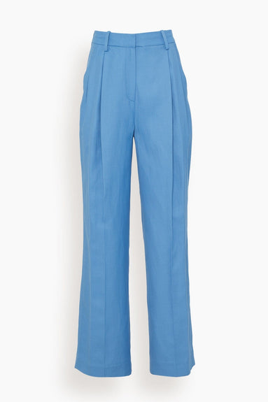 Loulou Studio Cadar Wide Leg Pants in Blue – Hampden Clothing