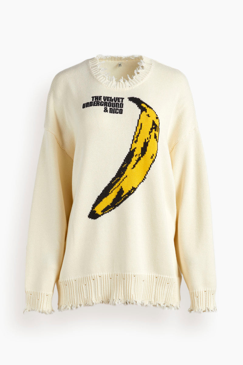 R13 Oversized Sweater in Cream – Hampden Clothing