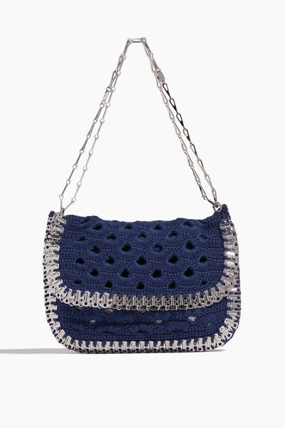 Large Mess Knit Bag in Navy