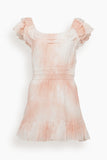 Kamie Dress in Peach Twist Hand Dye