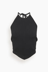 Ganni Melange Knit Top in Black – Hampden Clothing