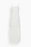 Jonathan Simkhai Dresses Jaycee Fringe Midi Dress in White