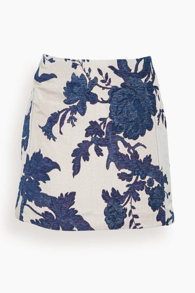 Baum Und Pferdgarten Skirts Sagira Skirt in Cream Blue Flower