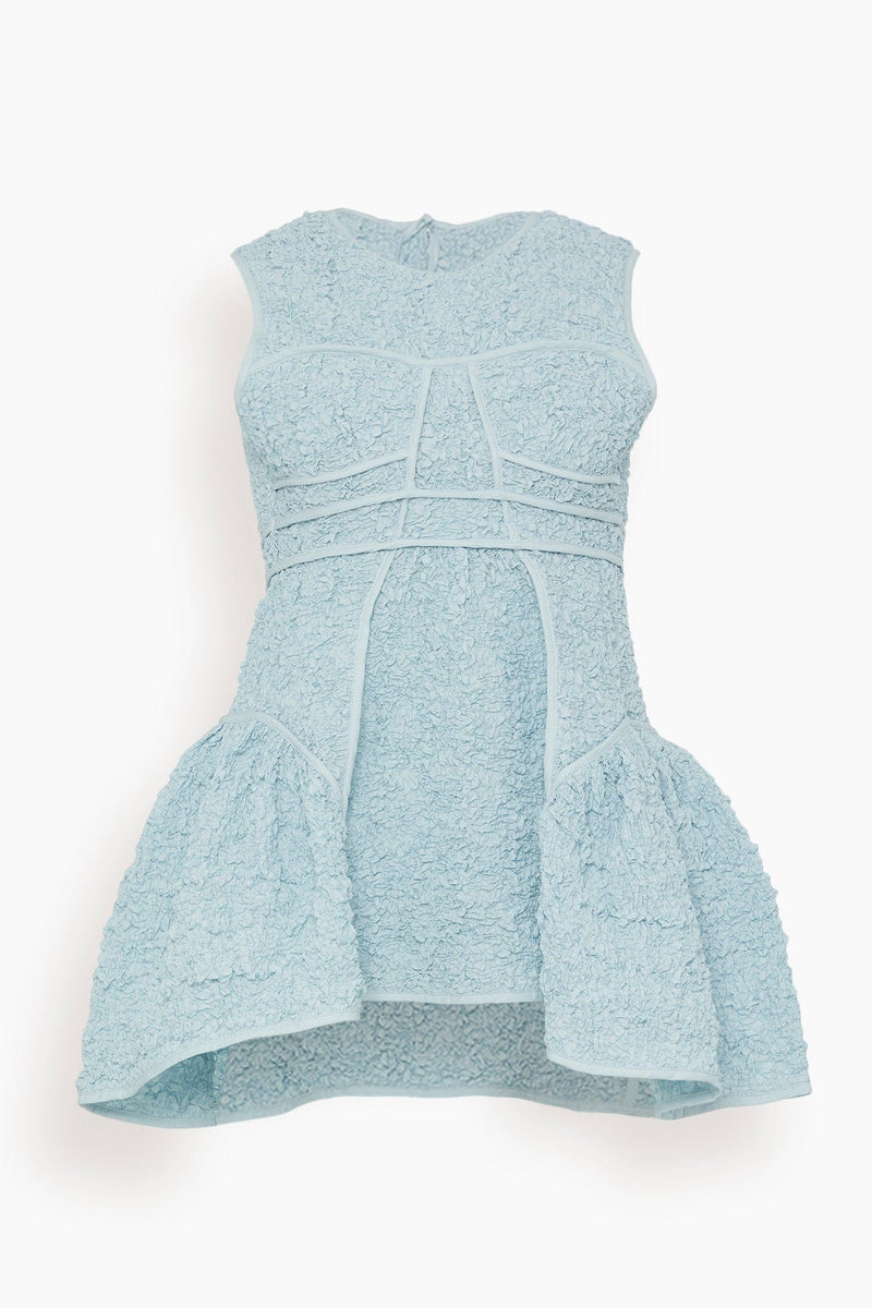 Cecilie Bahnsen Bustier Top with Panels in Blue Mint – Hampden