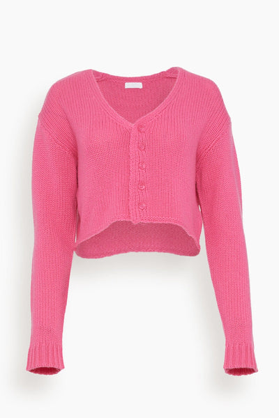 Cardigan in Pink Pepper