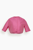 Cropped Jacket in Pink