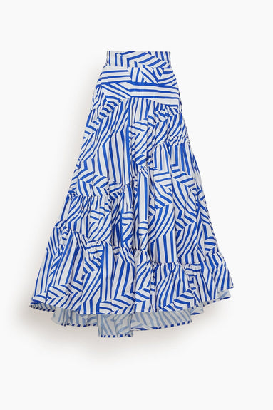 Silvia Tcherassi Skirts Blake Skirt in Multi Directional