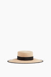 Destree Hats Annie Hat in Natural/Black Destree Annie Hat in Natural/Black