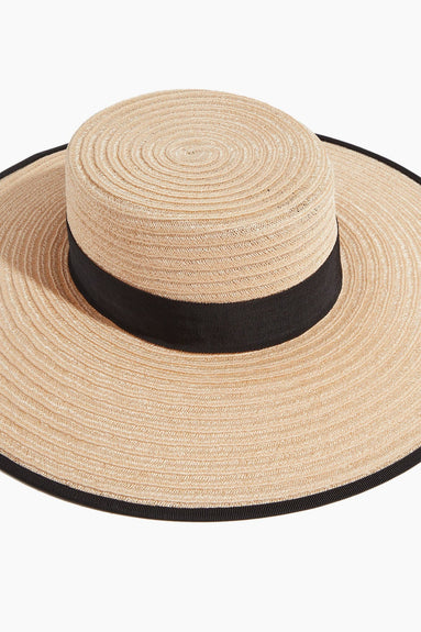 Destree Hats Annie Hat in Natural/Black Destree Annie Hat in Natural/Black