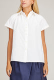 Dice Kayek Tops Collared Ribbon Shirt in White