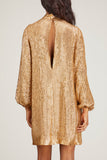 Dice Kayek Dresses Sequined Mini Dress in Gold