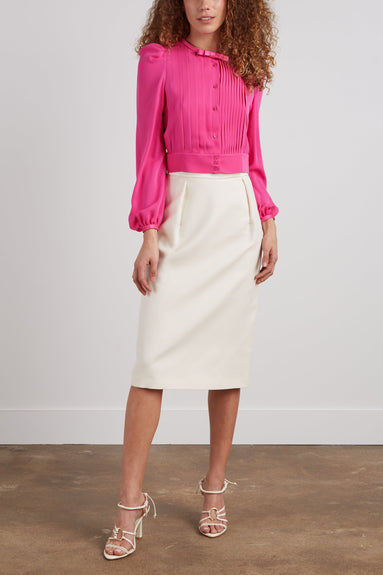 Dice Kayek Tops Shirt in Fuchsia