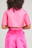 Dice Kayek Jackets Cropped Jacket in Pink