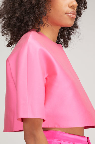 Dice Kayek Jackets Cropped Jacket in Pink