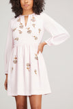 Dice Kayek Dresses Long Sleeved Embellished Dress in Pink