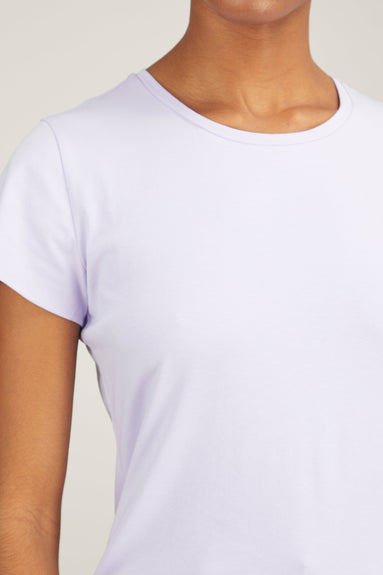 Dorothee Schumacher Tops All Time Favorite O Neck Shirt in Soft Lilac