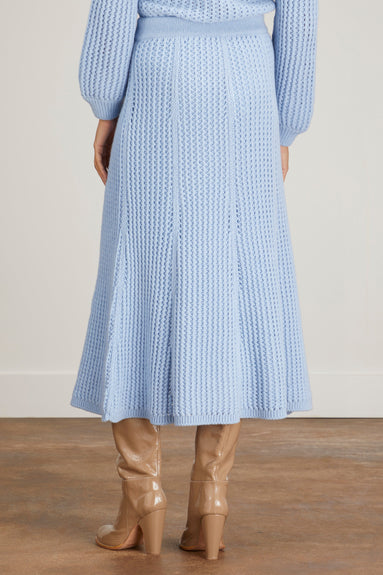 Dorothee Schumacher Skirts Bold Silhouettes Skirt in Blurred Blue Dorothee Schumacher Bold Silhouettes Skirt in Blurred Blue