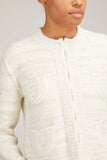 Dorothee Schumacher Sweaters Charming Texture Cardigan in Camellia White Dorothee Schumacher Charming Texture Cardigan in Camellia White