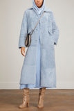 Dorothee Schumacher Coats Cozy Attraction Coat in Blurred Blue Dorothee Schumacher Cozy Attraction Coat in Blurred Blue