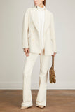Dorothee Schumacher Jackets Cozy Statement Jacket in Cotton White
