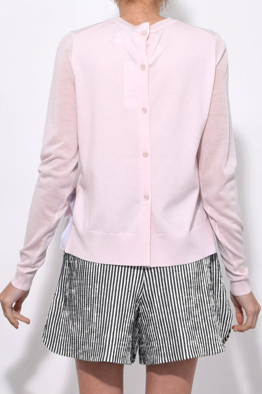 Dorothee Schumacher Clothing Deconstructed Romance Pullover in Tint of Pink