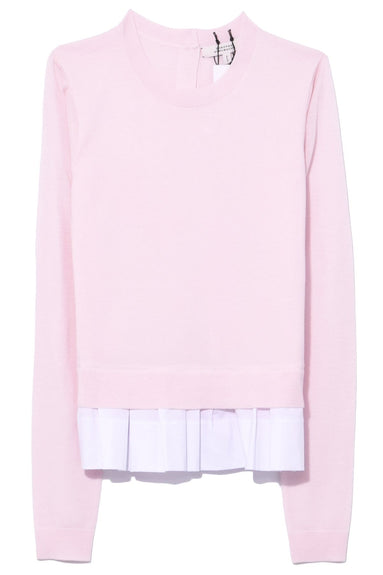 Dorothee Schumacher Clothing Deconstructed Romance Pullover in Tint of Pink