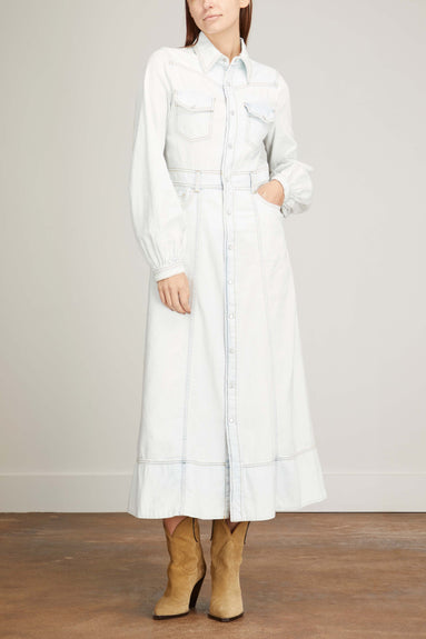 Dorothee Schumacher Dresses Denim Romance Dress in Powder Blue