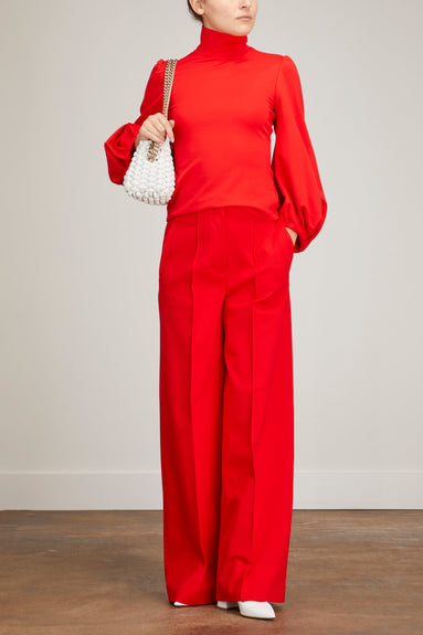 Dorothee Schumacher Tops Emotional Essence Blouse in Deep Red