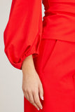 Dorothee Schumacher Tops Emotional Essence Blouse in Deep Red