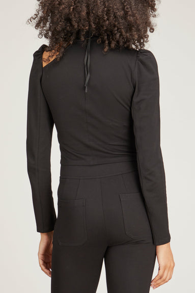 Dorothee Schumacher Tops Emotional Essence Blouse in Pure Black
