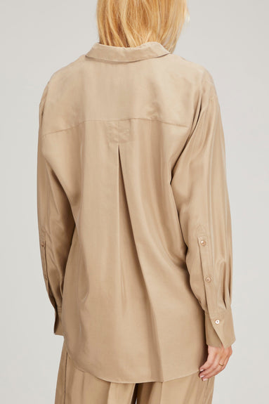 Dorothee Schumacher Tops Heritage Blouse in Milky Khaki