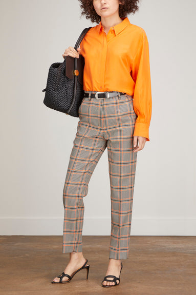 Dorothee Schumacher Pants Heritage Ease Blouse in Pure Orange