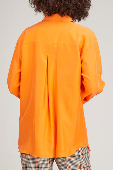 Dorothee Schumacher Pants Heritage Ease Blouse in Pure Orange