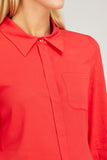 Dorothee Schumacher Tops Modern Flow Blouse in Deep Red Dorothee Schumacher Modern Flow Blouse in Deep Red