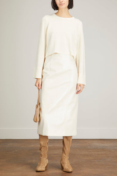 Dorothee Schumacher Sweaters Modern Statements Pullover in Camellia White