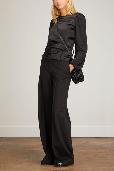 Dorothee Schumacher Tops Playful Volume Shirt-Blouse in Pure Black