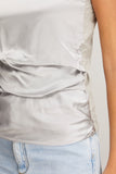 Dorothee Schumacher Tops Playful Volume Top in Medium Grey Dorothee Schumacher Playful Volume Top in Medium Grey