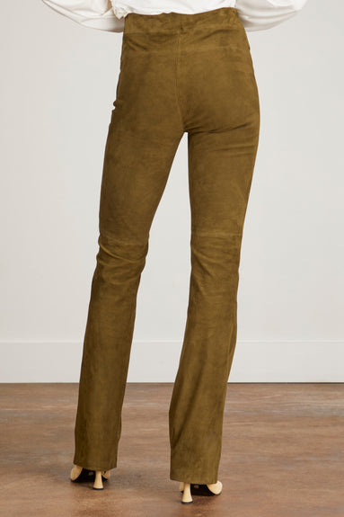 Dorothee Schumacher Pants Soft Touch Pant in Dark Olive Green