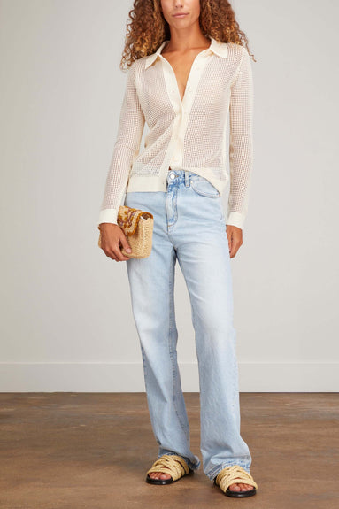Dorothee Schumacher Jackets Sporty Cool Cardigan in Soft Creme
