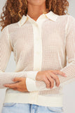 Dorothee Schumacher Jackets Sporty Cool Cardigan in Soft Creme