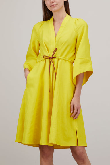 Dorothee Schumacher Dresses Summer Cruise Dress in Lemon Yellow