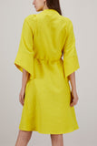 Dorothee Schumacher Dresses Summer Cruise Dress in Lemon Yellow