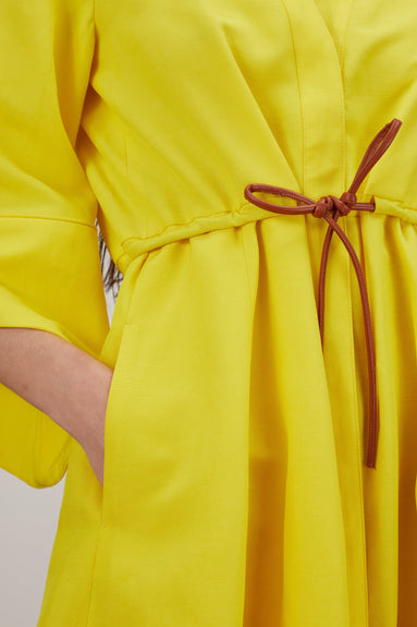 Dorothee Schumacher Dresses Summer Cruise Dress in Lemon Yellow