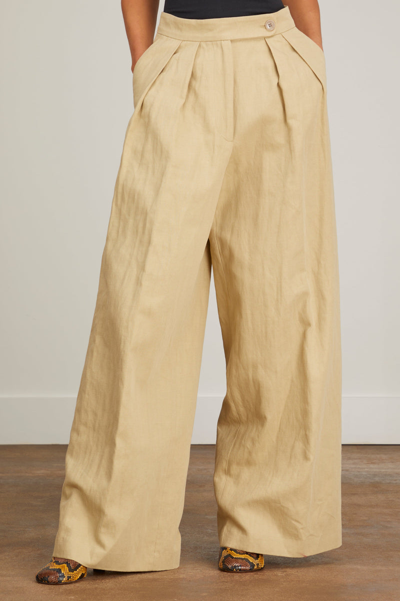 Dries Van Noten Pamplona Pant in Hay – Hampden Clothing