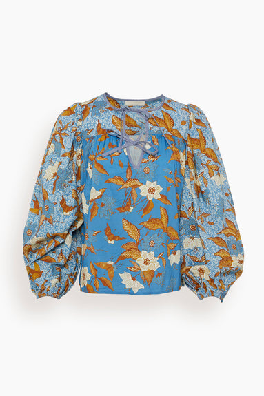 Joanie Blouse in Lapis