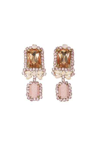 Mignonne Gavigan Accessories Isabella Earrings in Pink