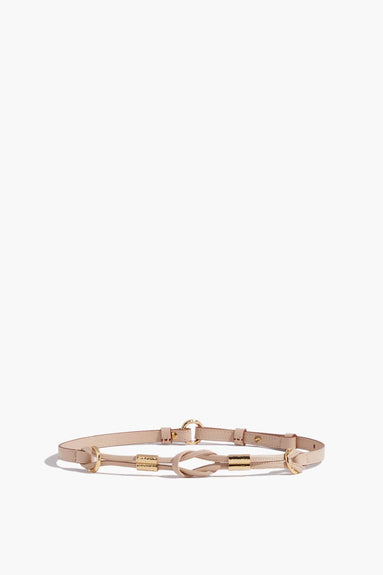 Ulla Johnson Belts Ivy Knotted Rope Belt in Powder
