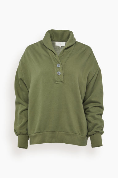 Kass Sweatshirt in Olive Moss