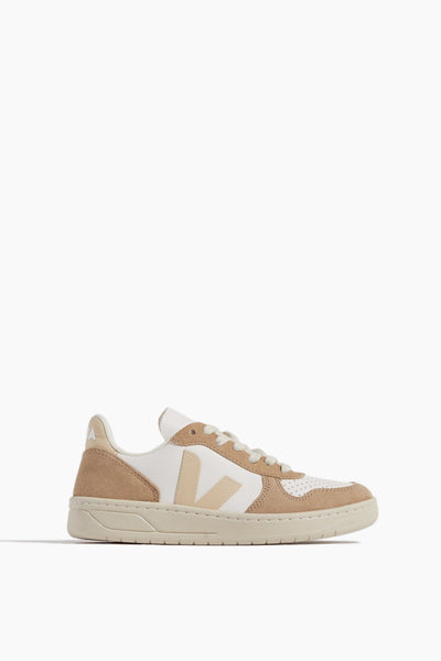 V-10 Sneaker in Extra White/Sable/Sahara
