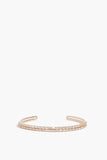 Dana Rebecca Bracelets Sadie Pearl Tapered Baguette Double Row Cuff in Yellow Gold